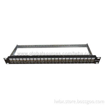 Cat.5e blank 24 ports patch panel